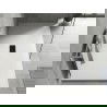 Mexen Hugo правоъгълно корито за душ SMC 180 x 100 cm, бял, черен капак - 42101018-B