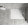 Mexen Hugo правоъгълен душ поддон SMC 110 x 80 cm, бял, капак инокс - 42108011-X