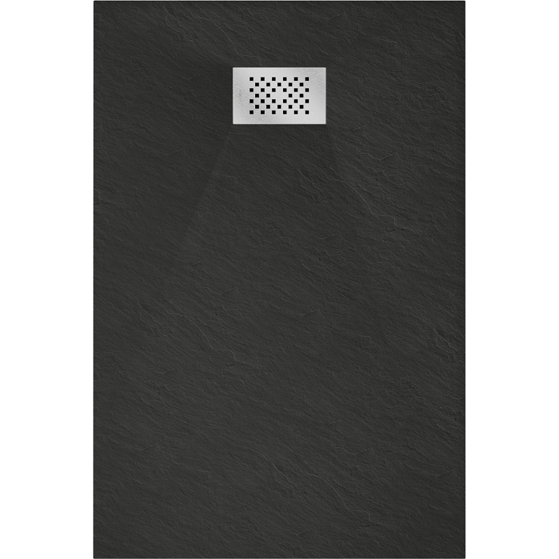 Mexen Hugo правоъгълен душ корито SMC 100 x 70 cm, черен, покритие inox - 42707010-X