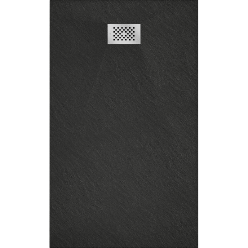 Mexen Hugo правоъгълна душкабина SMC 150 x 70 см, черна, капачка инокс - 42707015-X