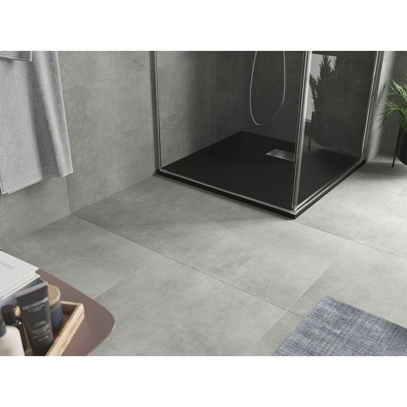 Mexen Hugo квадратен душ корито SMC 80 x 80 см, черен, покритие инокс - 42708080-X