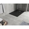 Mexen Hugo правоъгълен душ кабина SMC 100 x 80 см, черен, покритие инокс - 42708010-X