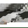 Mexen Hugo правоъгълно душово корито SMC 180 x 80 cm, черно, капак инокс - 42708018-X
