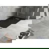 Mexen Hugo квадратен душ кабина SMC 130 x 90 см, черен, иноксова маска - 42709013-X