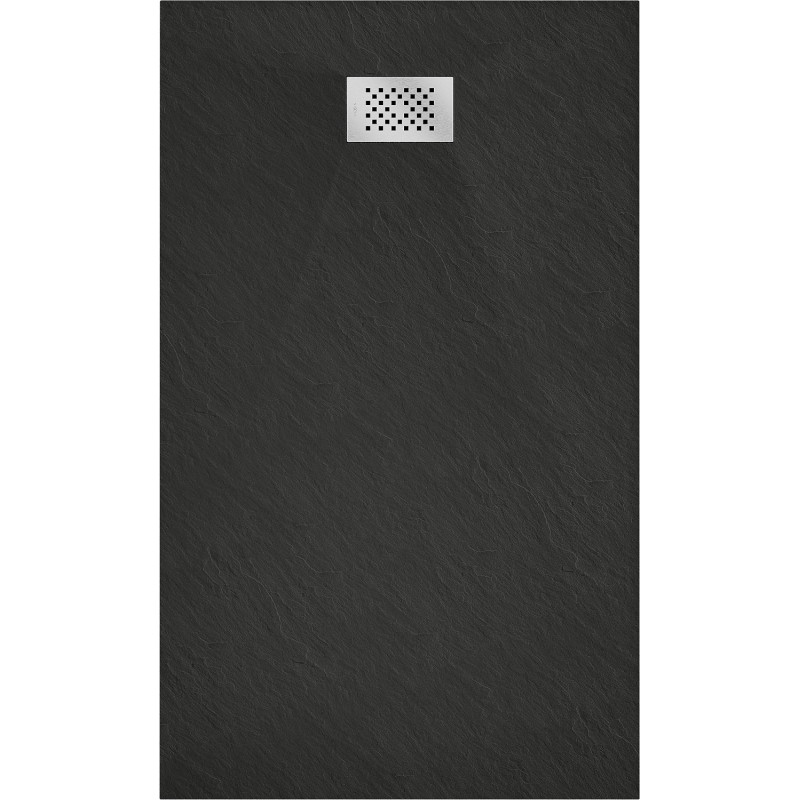 Mexen Hugo правоъгълно корито SMC 160 x 90 cm, черно, маска инокс - 42709016-X