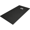 Mexen Hugo правоъгълен душ-кабинен поднос SMC 180 x 90 cm, черен, инокс капак - 42709018-X