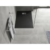 Mexen Hugo правоъгълен душ кабина SMC 100 x 90 см, черен, инокс маска - 42709010-X