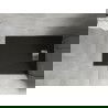 Mexen Hugo правоъгълен поддушов кош SMC 110 x 80 см, черен, маска инокс - 42708011-X