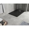 Mexen Hugo правоъгълен душ кабина SMC 100 x 90 см, черен, инокс маска - 42709010-X