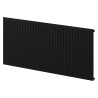 Mexen CH10 Хигиеничен панелен радиатор 400 x 700 mm, странично свързване, 302 W, черен - W410H-040-070-70