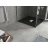 Mexen Hugo квадратен душов съд SMC 100 x 100 cm, черен, покритие inox - 42701010-X