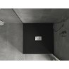 Mexen Hugo квадратен душов съд SMC 100 x 100 cm, черен, покритие inox - 42701010-X