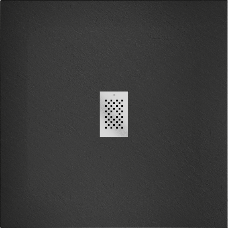 Mexen Hugo квадратен поддушник SMC 100 x 100 см, черен, покритие inox - 42701010-X