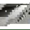 Mexen Хуго правоъгълен душ кабина SMC 110 x 100 см, черен, инокс - 42701011-X