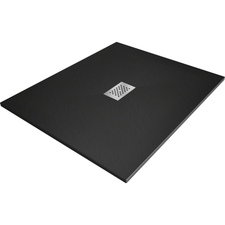 Mexen Hugo правоъгълна душ кабина SMC 120 x 100 см, черна, inox покритие - 42701012-X