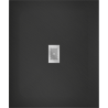 Mexen Hugo правоъгълна душ кабина SMC 120 x 100 см, черна, inox покритие - 42701012-X