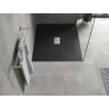 Mexen Hugo правоъгълна душ кабина SMC 120 x 100 см, черна, inox покритие - 42701012-X