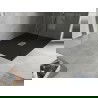Mexen Hugo правоъгълен душ кабина SMC 120 x 100 см, черен, маска инокс - 42701012-X