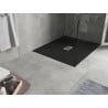 Mexen Hugo правоъгълна душ кабина SMC 120 x 100 см, черна, inox покритие - 42701012-X