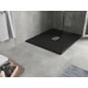 Mexen Hugo правоъгълна душ кабина SMC 120 x 100 см, черна, inox покритие - 42701012-X