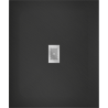 Mexen Hugo правоъгълна душ кабина SMC 130 x 100 см, черна, inox капачка - 42701013-X
