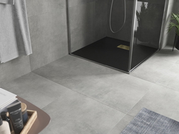 Mexen Hugo квадратен душ корито SMC 80 x 80 см, черен, капак злато - 42708080-G