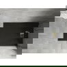 Mexen Hugo правоъгълен душ кадър SMC 90 x 70 см, черен, златно покритие - 42707090-G