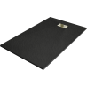 Mexen Hugo правоъгълна душ корито SMC 160 x 80 см, черна, златен капак - 42708016-G