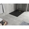 Mexen Hugo правоъгълна душ кабина SMC 110 x 90 см, черна, златен капак - 42709011-G