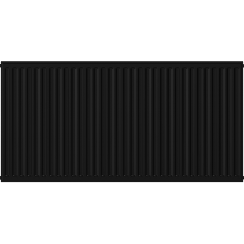 Mexen CH10 Хигиеничен панелен радиатор 500 x 2800 mm, странично свързване, 1483 W, черен - W410H-050-280-70