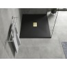 Mexen Hugo правоъгълно корито SMC 120 x 100 см, черно, маскировка златна - 42701012-G