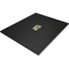 Mexen Hugo правоъгълно корито SMC 120 x 100 см, черно, маскировка златна - 42701012-G