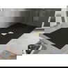 Правоъгълна душ кабина Mexen Hugo SMC 150 x 100 см, черна, златист капак - 42701015-G
