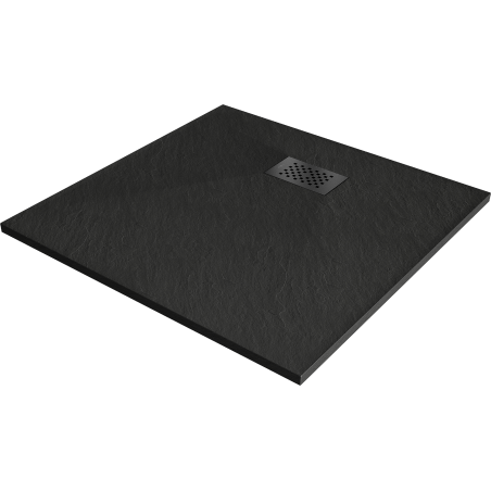 Mexen Хуго квадратен душ кабина SMC 70 x 70 см, черен, черен капак - 42707070-B