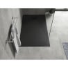 Mexen Hugo правоъгълна душ кабина SMC 140 x 70 см, черен, черна маскировка - 42707014-B