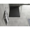 Mexen Хуго правоъгълен душ кабина SMC 100 x 80 см, черен, черна маска - 42708010-B