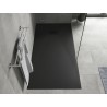 Mexen Hugo правоъгълна душ кабина SMC 170 x 80 см, черна, черен капак - 42708017-B