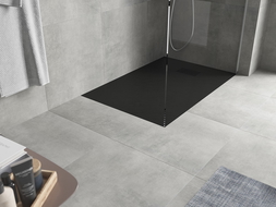 Mexen Hugo правоъгълно корито SMC 130 x 90 см, черно, черна решетка - 42709013-B