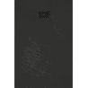 Mexen Hugo правоъгълен душ кабина SMC 120 x 90 см, черен, черна маска - 42709012-B