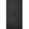 Mexen Hugo правоъгълна душ кабина SMC 150 x 100 см, черна, черен капак - 42701015-B