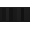Mexen CH10 Хигиеничен плосък радиатор 600 x 1600 mm, странично свързване, 999 W, черен - W410H-060-160-70