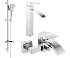 Mexen Libra DQ62 комплект за баня, хром - 745113DQ62-00