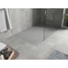 Правоъгълен поддушов корито Mexen Hugo SMC 150 x 80 cm, сив - 42618015