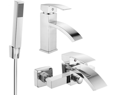 Mexen Libra R77 комплект за вана, хром - 745103R77-00