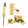 Mexen Libra R77 комплект за вана, златен - 745103R77-50