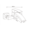 Mexen Libra R45 комплект за вана, хром - 745103R45-00