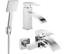 Mexen Libra Комплект за вана R45, хром - 745103R45-00