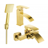 Mexen Libra Комплект за вана R45, златен - 745103R45-50