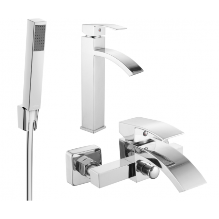 Mexen Libra R77 комплект за вана, хром - 745113R77-00