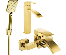 Mexen Libra Комплект за баня R62, златен - 745113R62-50